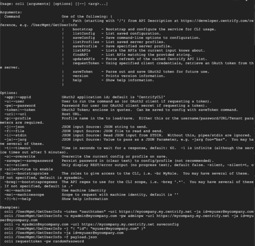 Centrify Command Line Interface for Linux (CCLI)